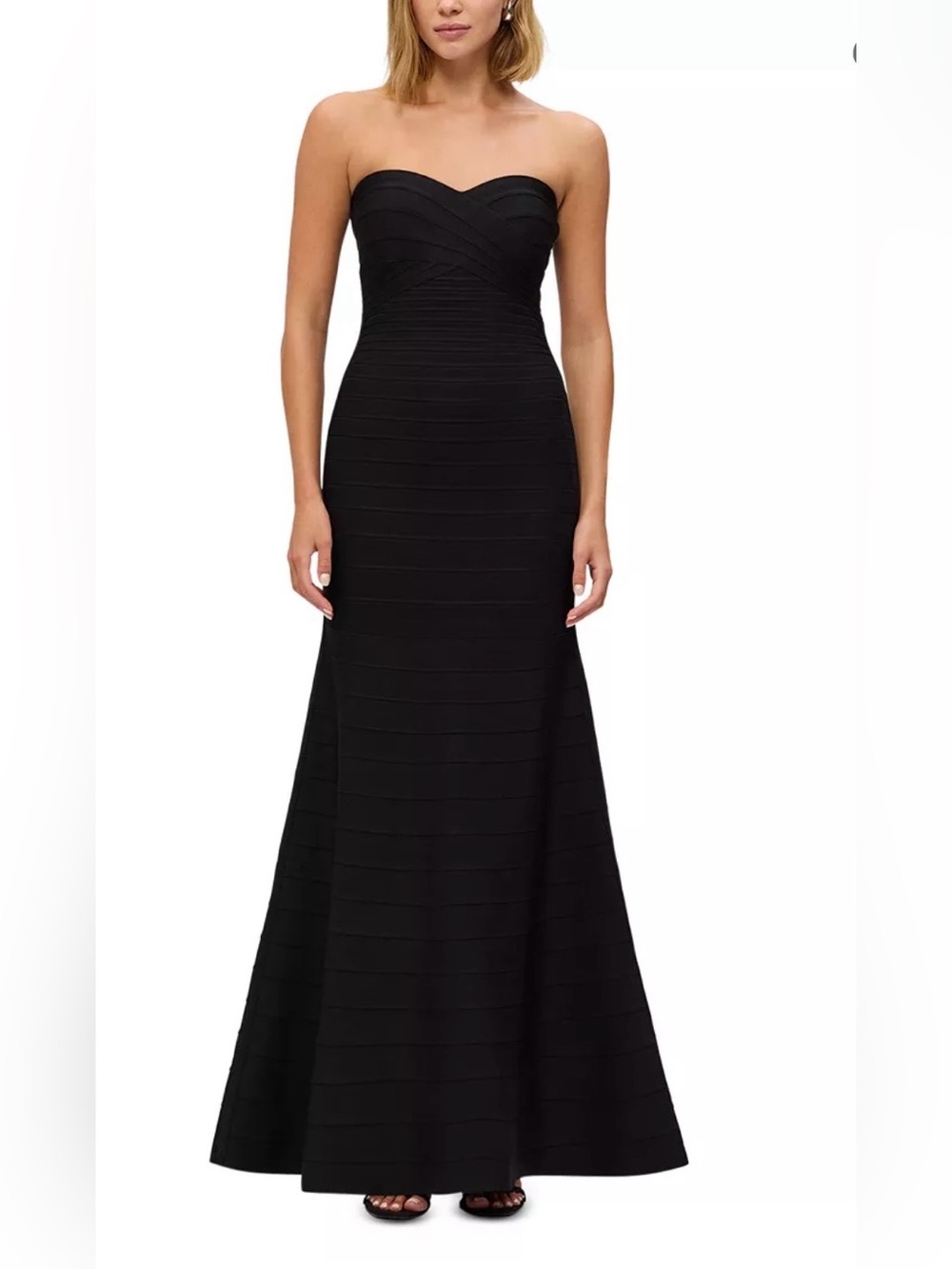 Hervé Léger The Sara Gown Black NWT